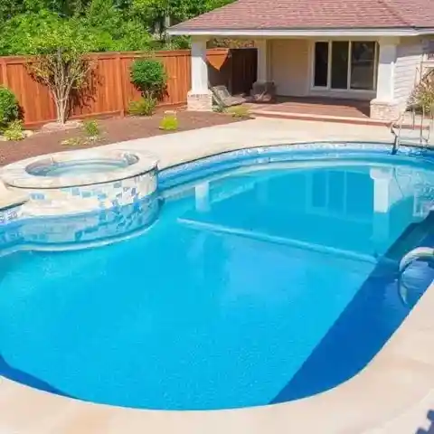 Best pool paint applied to a concrete swimming pool