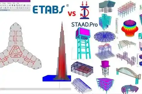 ETABS vs STAAD Pro structural analysis software comparison for structural engineers